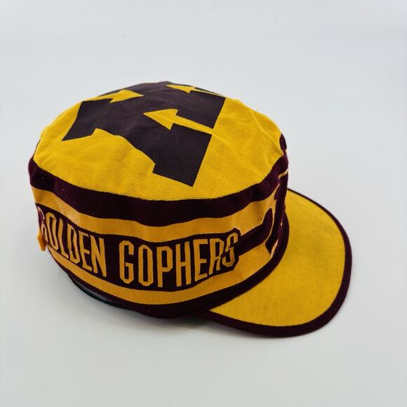 VTG 80s Minnesota Golden Gophers Genuine Crowd Cap Hat ~ Painters Style Cadet - Picture 6 of 8